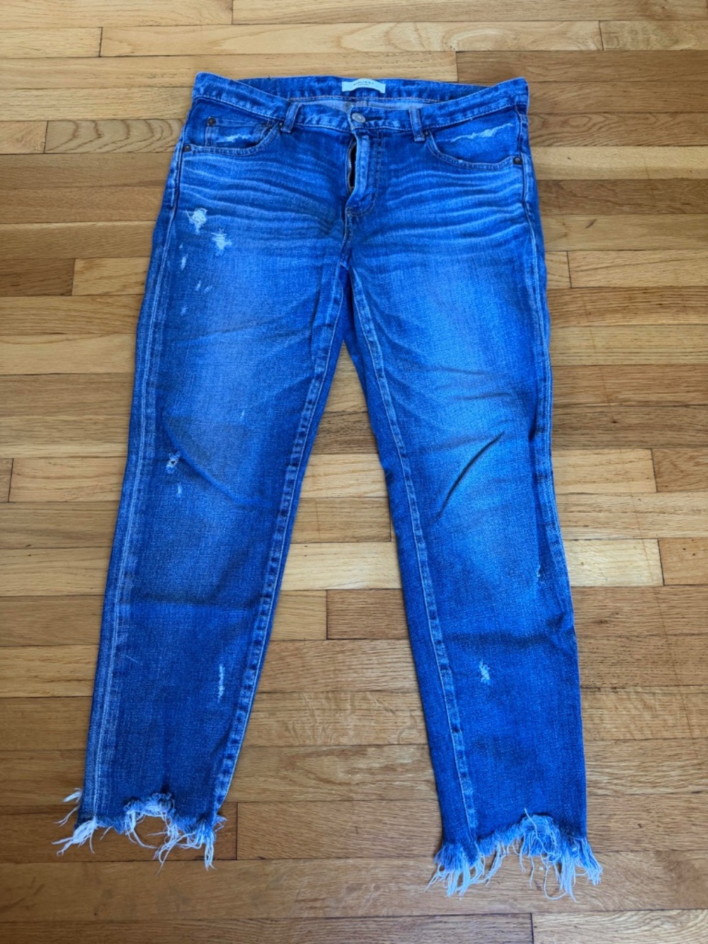 Moussy Vintage Glendale Jeans Womens Size 29 Blue Distressed Stretch